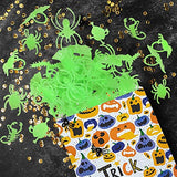 56pcs Spider Rings Glow in The Dark Plastic Bugs Insects Ring Toys for Kids Toddlers Halloween Party Favors Trick or Treat Rings Goody Bag Filler - Glow-Paradise