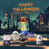 6 Packs-Halloween Squishies Toys Slow Rising, Gift Box Includes Ghost: Vampire,Pumpkin,Skull,Black Cat,Mummy,Bat, Halloween Soft Stress Relief Sensory Toys for Girls,Boys,Kids Party - Glow-Paradise
