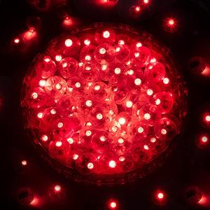 100PCs Mini Led Lights, Led Balloons Light up Balloons for Party Decorations Neon Party Lights for Paper Lantern Easter Eggs Birthday Party Wedding Halloween Christmas Decoration - Red - Glow-Paradise