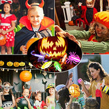 108 PCS Halloween Glow Sticks Bulk ,Halloween Light Up Necklaces, Glow in The Dark Party Favors For Kids and Adults, Halloween Light up toys Treat Bag Fillers (40 Glow Sticks+20 Bugs+20 Ropes+28 Rings) - Glow-Paradise