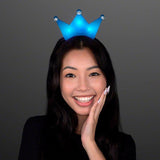 LED Light Up Crown Headband (Blue Color, 1 Quantity Per Pack) - Glow-Paradise
