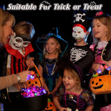 50 pcs Halloween Flash LED Light Up Rings Glow in the Dark Party Supplies (Assorted Colors, 50 Pieces Per Pack) - Glow-Paradise