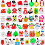 50 pcs Christmas Flash LED Light Up Rings Glow in the Dark Party Supplies (Assorted Colors, 50 Pieces Per Pack) - Glow-Paradise