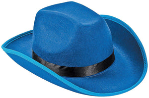 Stylish Cowboy Hats (Blue Color, 1 Quantity Per Pack) - Glow-Paradise