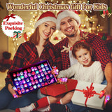 50 pcs Christmas Flash LED Light Up Rings Glow in the Dark Party Supplies (Assorted Colors, 50 Pieces Per Pack) - Glow-Paradise