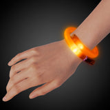 LED Light Up Purple Tube Bracelets (Orange Color, 1 Bracelet Per Pack) - Glow-Paradise