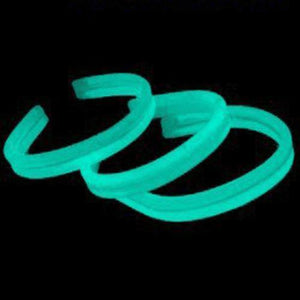 8 Inch Twister Glow Stick Bracelets (Aqua Color, 40 Counts Per Pack) - Glow-Paradise