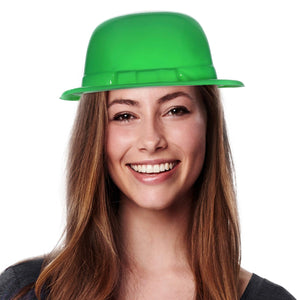 Green Derby Hats (12 Per Pack) - Glow-Paradise