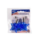LED Light Up Star Shape Clip-On Earrings (Blue Color, 1 Pair Per Pack) - Glow-Paradise