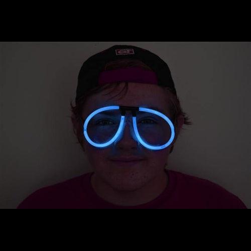 Glow Stick Eyeglasses - Aviator Style (Aqua Color, 50 Eyeglasses Per Pack) - Glow-Paradise