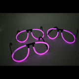 Glow Stick Eyeglasses - Aviator Style (Pink Color, 50 Eyeglasses Per Pack) - Glow-Paradise