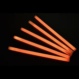 12 Inch Premium Jumbo Glow Sticks (Orange Color, 10 Counts Per Pack) - Glow-Paradise