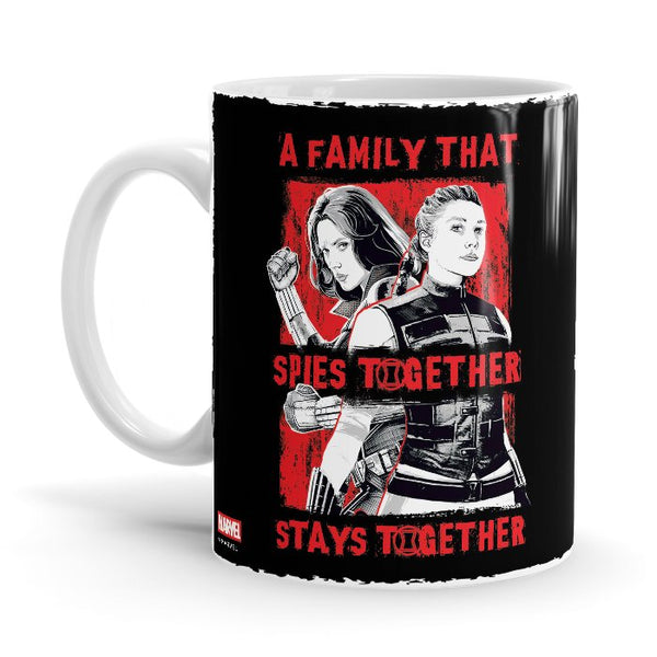 A Family That Spies Together - Marvel Ceramic Home Kitchen Drinking Coffee Milk Mug (350ml/11oz, Made in USA) - Glow-Paradise