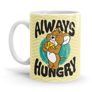 Always Hungry - Tom & Jerry Ceramic Home Kitchen Drinking Coffee Milk Mug (350 ml/11oz, Made in USA) - Glow-Paradise