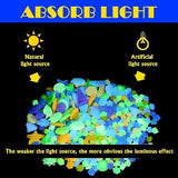 Glow in The Dark Glowing Multi-Colored Aquarium Stones (340 Pieces Per Pack) - Glow-Paradise