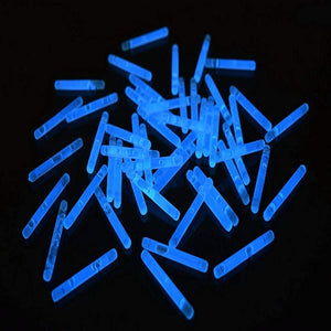 1.5 Inch Mini Glow Sticks (Aqua Color, 50 Count Per Pack) - Glow-Paradise