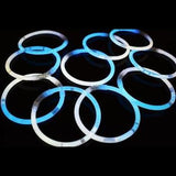 Glow Eyeglasses Bi-Color - Aviator Style- Bi Aqua/White (50 Eye Glassess Per Pack) - Glow-Paradise