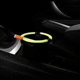 Glow in The Dark Cup Style Jumbo Cigarette Ashtray Black (2 Ashtrays Per Pack) - Glow-Paradise