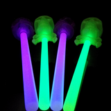 8" Halloween Wand (Assorted Colors, 4 Wands Per Pack) - Glow-Paradise