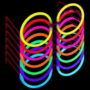 Round Glow Eyeglasses (Assorted Color, 50 Count Per Pack) - Glow-Paradise