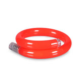 LED Light Up Purple Tube Bracelets (Red Color, 1 Bracelet Per Pack) - Glow-Paradise