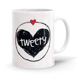 Bad Ol' Puddy Tat - Looney Tunes Ceramic Home Kitchen Drinking Coffee Milk Mug (350ml/11oz, Made in USA) - Glow-Paradise