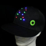 Black LED Baseball Hat (1 Quantity Per Pack) - Glow-Paradise