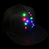 Black LED Baseball Hat (1 Quantity Per Pack) - Glow-Paradise