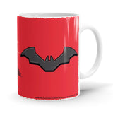 Bat & Cat Chibi Ride - Batman Ceramic Home Kitchen Drinking Coffee Milk Mug (350ml/11oz, Made in USA) - Glow-Paradise