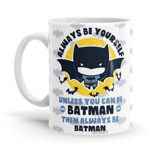 Be Batman - Batman Ceramic Home Kitchen Drinking Coffee Milk Mug (350 ml/11oz, Made in USA) - Glow-Paradise