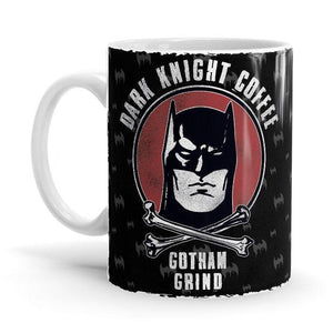 Dark Knight Coffee - Batman Ceramic Home Kitchen Drinking Coffee Milk Mug (350 ml/11oz, Made in USA) - Glow-Paradise