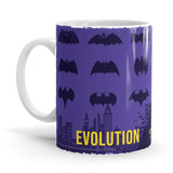 Batman: Logo Evolution - Batman Ceramic Home Kitchen Drinking Coffee Milk Mug (350ml/11oz, Made in USA) - Glow-Paradise