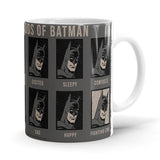 Moods Of Batman - Batman Ceramic Home Kitchen Drinking Coffee Milk Mug (350ml/11oz, Made in USA) - Glow-Paradise