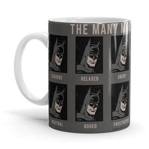Moods Of Batman - Batman Ceramic Home Kitchen Drinking Coffee Milk Mug (350ml/11oz, Made in USA) - Glow-Paradise