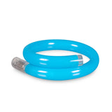 LED Light Up Purple Tube Bracelets (Blue Color, 1 Bracelet Per Pack) - Glow-Paradise