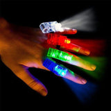 1 Inch LED Finger Lights (Assorted Colors, 12 Quantity Per Pack) - Glow-Paradise