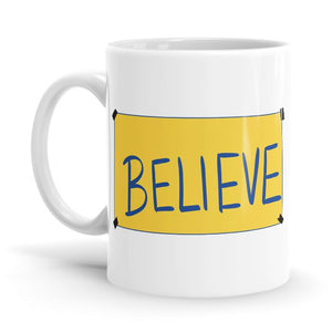 Believe Ceramic Home Kitchen Drinking Coffee Milk Mug (350ml/11oz, Made in USA) - Glow-Paradise