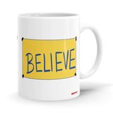 Believe Ceramic Home Kitchen Drinking Coffee Milk Mug (350ml/11oz, Made in USA) - Glow-Paradise