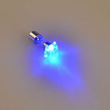 LED Light Up Flower Stud Earrings (Blue Color, 1 Pair Per Pack) - Glow-Paradise