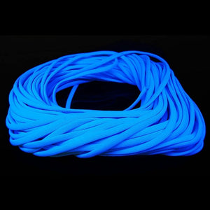 Blacklight Glow-Line Luminescent Rope 100 Ft. Roll (Blue Color, 1 Roll Per Pack) - Glow-Paradise