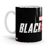 Black Widow Logo - Marvel Ceramic Home Kitchen Drinking Coffee Milk Mug (350ml/11oz, Made in USA) - Glow-Paradise
