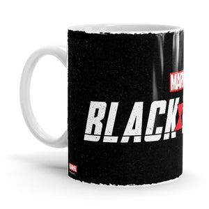Black Widow Logo - Marvel Ceramic Home Kitchen Drinking Coffee Milk Mug (350ml/11oz, Made in USA) - Glow-Paradise