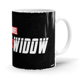 Black Widow Logo - Marvel Ceramic Home Kitchen Drinking Coffee Milk Mug (350ml/11oz, Made in USA) - Glow-Paradise