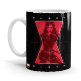Black Widow Target - Marvel Ceramic Home Kitchen Drinking Coffee Milk Mug (350ml/11oz, Made in USA) - Glow-Paradise