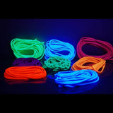 Blacklight Glow-Line Luminescent Rope 100 Ft. Roll (Green Color, 1 Roll Per Pack) - Glow-Paradise