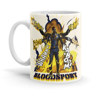 Bloodsport - DC Comics Ceramic Home Kitchen Drinking Coffee Milk Mug (350ml/11oz, Made in USA) - Glow-Paradise