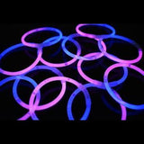 Glow Eyeglasses Bi-Color - Aviator Style- Bi Blue/Pink (50 Eye Glassess Per Pack) - Glow-Paradise