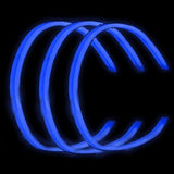 22 Inch Twister Glow Stick Necklaces (Blue Color, 25 Count Per Pack) - Glow-Paradise