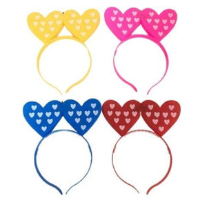 Double Heart LED Headbopper (1 Quantity Per Pack) - Glow-Paradise