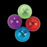 Light Up Flashing Bouncy Ball (Assorted Colors, 12 Per Pack) - Glow-Paradise